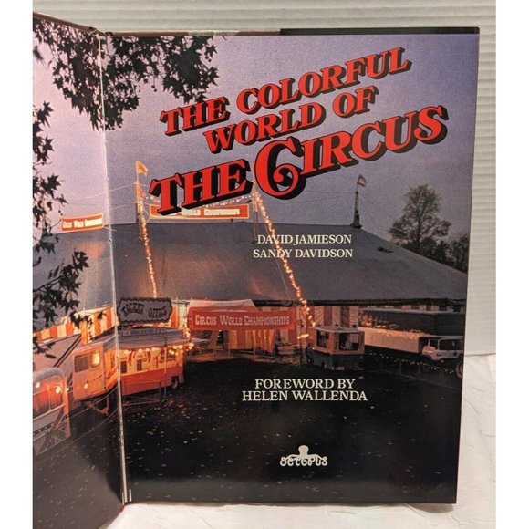 Colorful World of the Circus 1980 Hardcover Clowns Jamieson Animals David Vtg - Picture 11 of 14